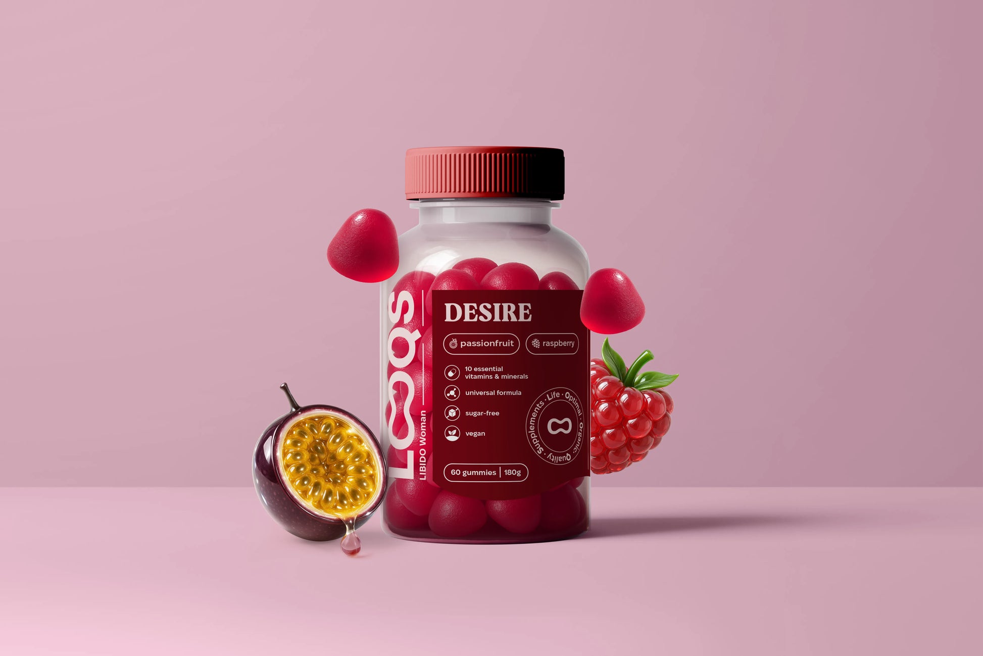 Libido gummies for women natural support by Looqs Desire