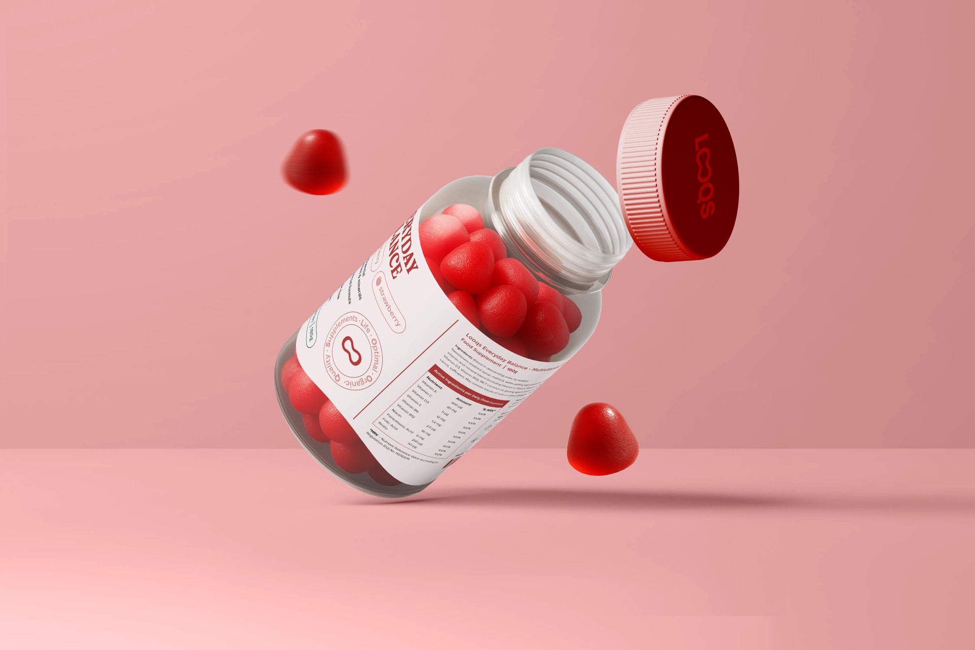 Hair skin nails gummies vitamin support