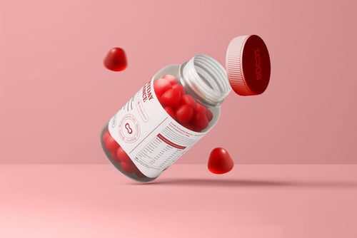 Hair skin nails gummies vitamin support