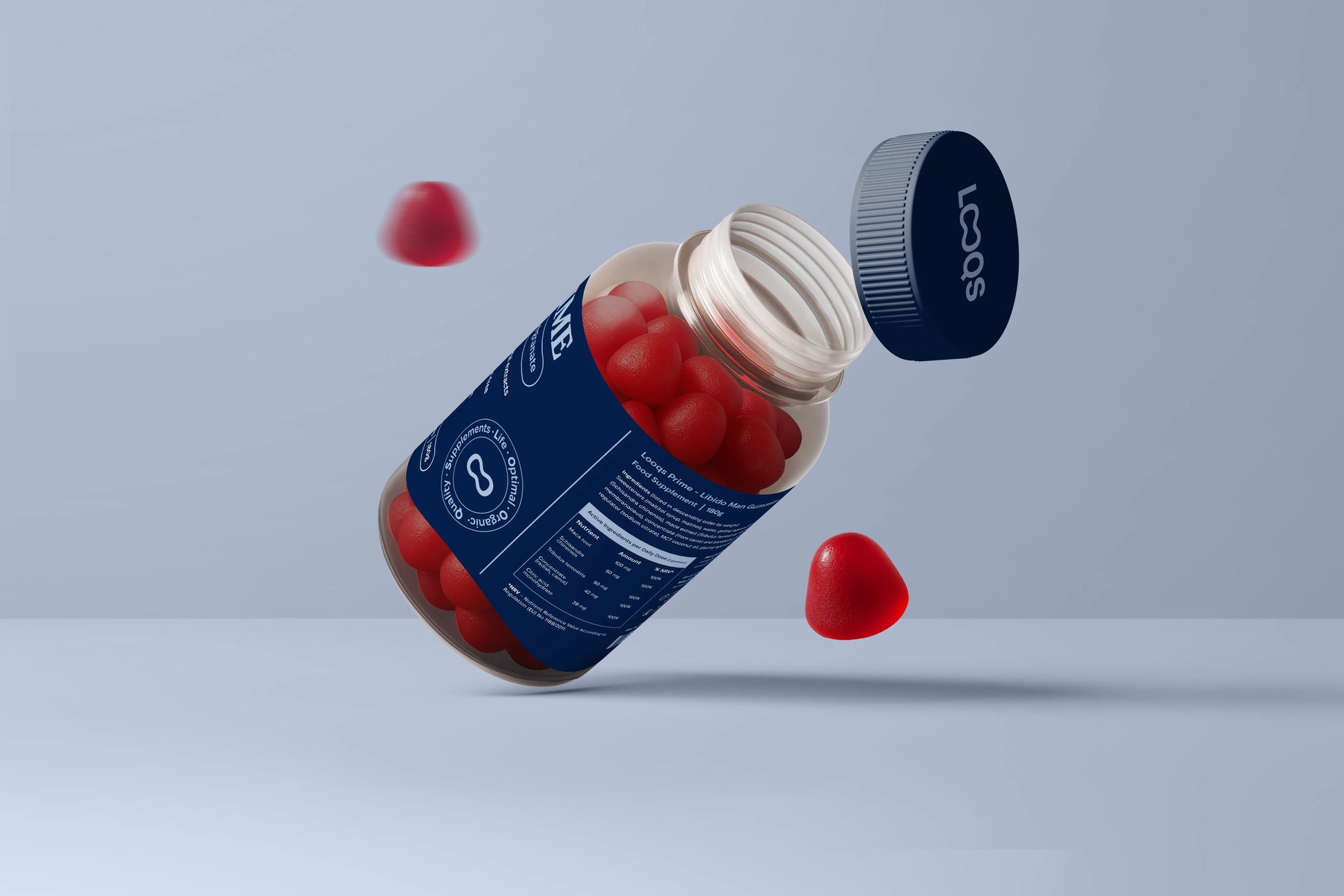 Male gummies supporting men's health Looqs Prime